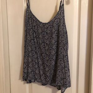 Open-back spaghetti strap tank top